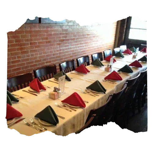 Dining room at The Gin